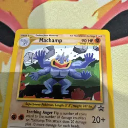 Pokemon 2000 Machamp Black Star Promo 43 - New - NM/MT (Never Played) - Image 3