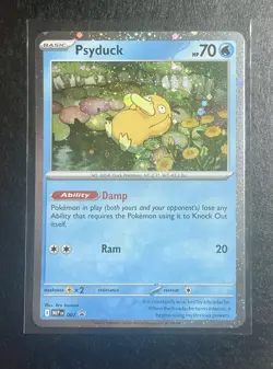 Pokemon TCG Psyduck 007 Black Star Promo Mega Evolution MINT/Near Mint - Image 1