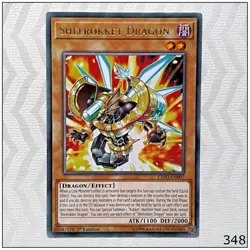 Shelrokket Dragon - EXFO-EN007 - Rare 1st Edition Yugioh - Image 1