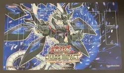 Chaos Impact Sneak Peek Playmat Yugioh Premiere Event Firewall Dragon Darkfluid - Image 1