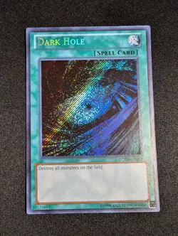 Yugioh - Dark Hole LCYW-EN053 Unlimited Edition Secret Rare NM - Image 1