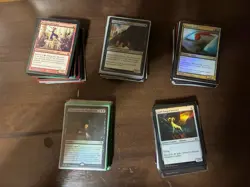 Mtg Foil Card Lot 220+ sleeved - Image 2