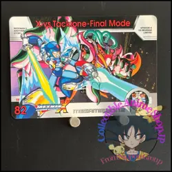Mega MAN X Mega Mission 2 Card 82 Tackione CAPCOM BANDAI Japanese Rockman 1996 - Image 1