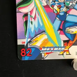 Mega MAN X Mega Mission 2 Card 82 Tackione CAPCOM BANDAI Japanese Rockman 1996 - Image 3