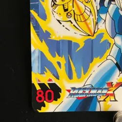 Mega MAN X Mega Mission 2 Card 80 Zero CAPCOM BANDAI Japanese Rockman 1996 - Image 3