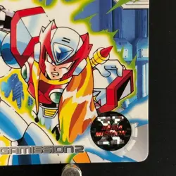 Mega MAN X Mega Mission 2 Card 80 Zero CAPCOM BANDAI Japanese Rockman 1996 - Image 5