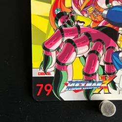Mega MAN X Mega Mission 2 Card 79 Zero Tackione CAPCOM BANDAI Japanese Rockman - Image 3