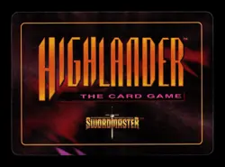 Lower Left Attack Highlander: The Card Game Trading Card CCG - Image 2