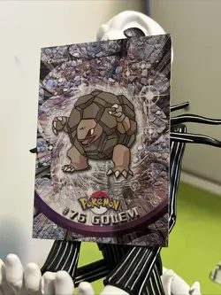 Pokemon #76 Golem Card Foil 2000 Topps Chrome Base Set - Image 2