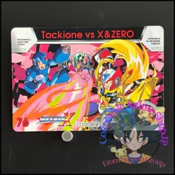 Mega MAN X Mega Mission 2 Card Zero Tackione CAPCOM BANDAI Japanese Rockman 1996 - Image 1