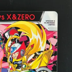 Mega MAN X Mega Mission 2 Card Zero Tackione CAPCOM BANDAI Japanese Rockman 1996 - Image 4