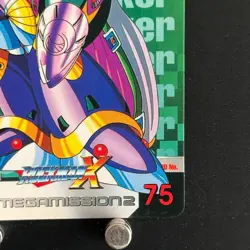 Mega MAN X Mega Mission 2 Card 75 Tackione CAPCOM BANDAI Japanese Rockman 1996 - Image 4