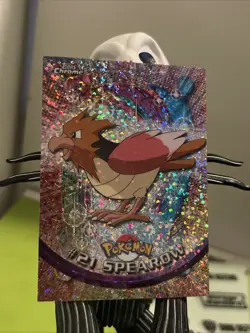 ⭐ SPARKLE ⭐ Spearow #21 (Topps Chrome Series 1) Holo Pokemon Card - Image 1