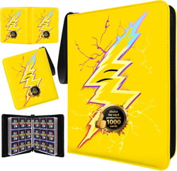 Trading Card Binder for TCG Cards, 9-Pocket Portable Card Collector Ablum Holder - Image 1