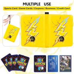 Trading Card Binder for TCG Cards, 9-Pocket Portable Card Collector Ablum Holder - Image 5