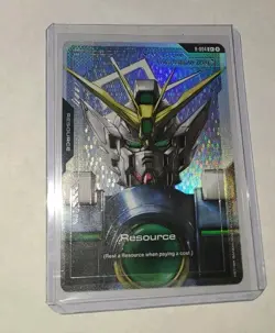 Gundam card Game Resource Wing Gundam Zero C+ Newtype Rising GD01 R-004 parallel - Image 1