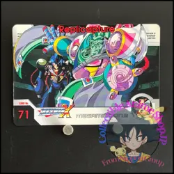Mega MAN X Mega Mission 2 Card 71 Tackione CAPCOM BANDAI Japanese Rockman 1996 - Image 1