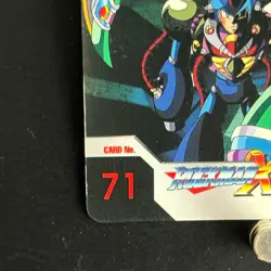 Mega MAN X Mega Mission 2 Card 71 Tackione CAPCOM BANDAI Japanese Rockman 1996 - Image 3