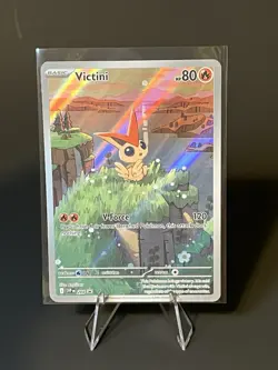 Pokemon TCG Victini Full Art Holo Black Star Promo Card 208 - Image 1