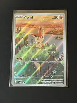 Pokemon TCG Victini Full Art Holo Black Star Promo Card 208 - Image 3