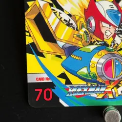 Mega MAN X Mega Mission 2 Card Zero Luxione CAPCOM BANDAI Japanese Rockman 1996 - Image 3
