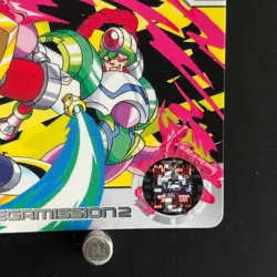Mega MAN X Mega Mission 2 Card Zero Luxione CAPCOM BANDAI Japanese Rockman 1996 - Image 5