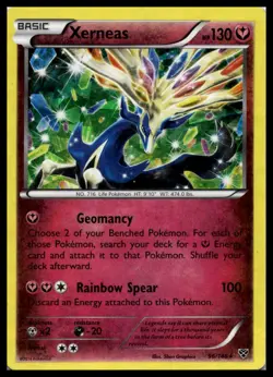 Xerneas 96/146 XY Base Set Holo Pokemon Card | LP - Image 1