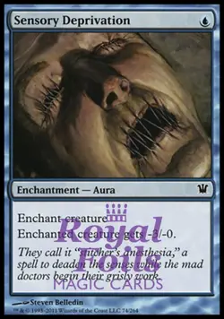 Sensory Deprivation 4x FOIL ISD MTG Innistrad Common MINT blue - Image 1