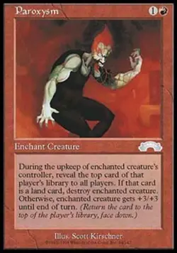 Paroxysm - Light Play MTG Exodus - Image 1