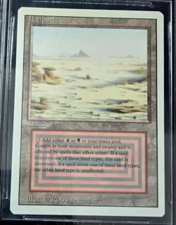 Badlands BGS 9.5 GEM MINT - Quad 9.5 +10 sub - Revised 3rd Edition MTG - Low pop - Image 2