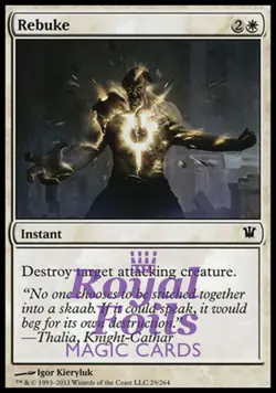 Rebuke 4x FOIL ISD MTG Innistrad Common MINT white - Image 1