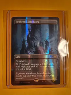 MT Authentic Soulstone Sanctuary Borderless Mana Foil Foundations #0416 Rare MTG - Image 3
