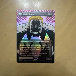 Eddie Brock (233) (Borderless) Marvel's Spider-Man Foil, Magic The Gathering MTG - Image 1