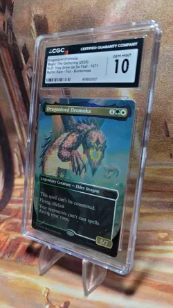MTG Dragonlord Dromoka #1971 🌈 Foil Borderless SLD They Grow Up So Fast CGC 10 - Image 4