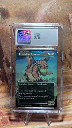 MTG Dragonlord Dromoka #1971 🌈 Foil Borderless SLD They Grow Up So Fast CGC 10 - Image 5