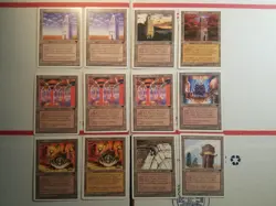 MTG Urza Lands FULL PLAY SET Mine tower power plant Chronicles 5th ed. - Image 1