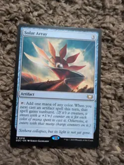 2025 MTG Solar Array EOC #018 NM Rare Artifact Magic the Gathering - Image 1