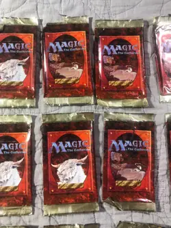 MTG: 4th EDITION Empty Booster Pack Wrappers Lot of 16 - Image 3