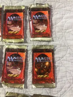 MTG: 4th EDITION Empty Booster Pack Wrappers Lot of 16 - Image 4