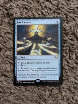 2025 MTG Lux Cannon EOC #141 NM Rare Artifact Magic the Gathering - Image 1