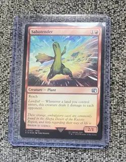 Sabotender FINAL FANTASY (FIN) NM MTG Foil - Image 1