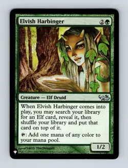 Elvish Harbinger The List Reprints Non-Foil MTG NM - Image 1
