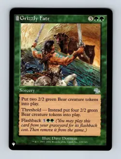 Grizzly Fate The List Reprints Non-Foil MTG NM - Image 1