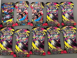 Pokemon TCG Mega Evolution Blister Pack LOT of 10 BRAND NEW FACTORY SEALED - Image 1