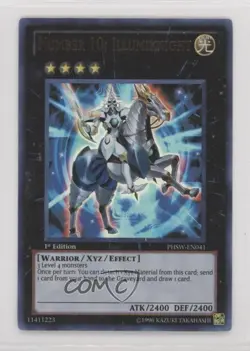 Number 10: Illumiknight (Ultra Rare) 1st Ed. YuGiOh Photon Shockwave #PHSW-EN041 - Image 1