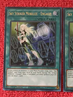 YuGiOh! 3 X Sky Striker Mobilize - Engage! - Magnificent Mavens (MAMA) (UR) - Image 3