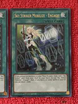 YuGiOh! 3 X Sky Striker Mobilize - Engage! - Magnificent Mavens (MAMA) (UR) - Image 5