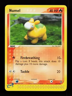 Numel 69/97 Common Dragon Yuka Morii Pokemon Card - Image 1