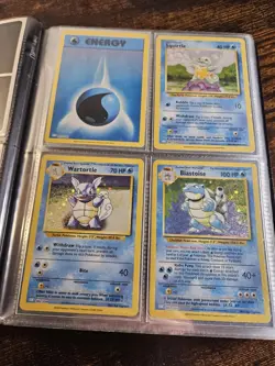 Pokemon Collection Binder Vintage Holos Rares WoTC Base Set Etc 108 cards. - Image 2