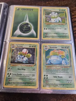 Pokemon Collection Binder Vintage Holos Rares WoTC Base Set Etc 108 cards. - Image 3